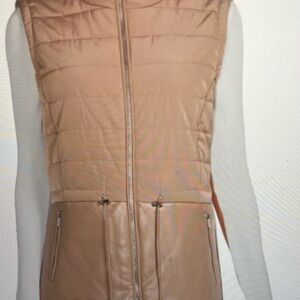 Calvin Klein Women's Beige Puffer Vest